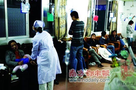 广州白云区22人疑因自来水受污染中毒(图)
